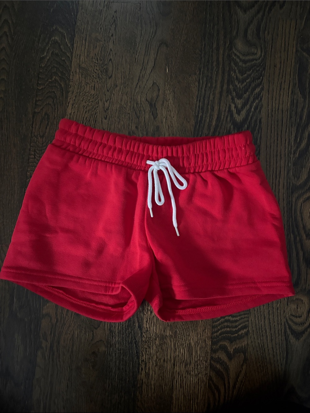 Classic Women's Red Drawstring Shorts
